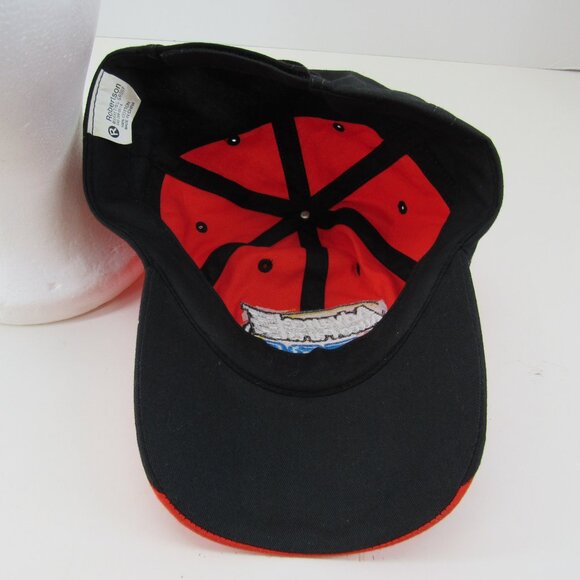 Advance Auto Parts 500 At Martinsville Emb Logo Men's Red Strap Back Cap Hat - Picture 7 of 8